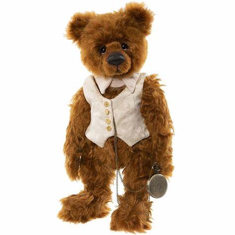 Ours en peluche de collection CLOCK WATCHING - Isabelle Lee - Charlie Bears 2023
