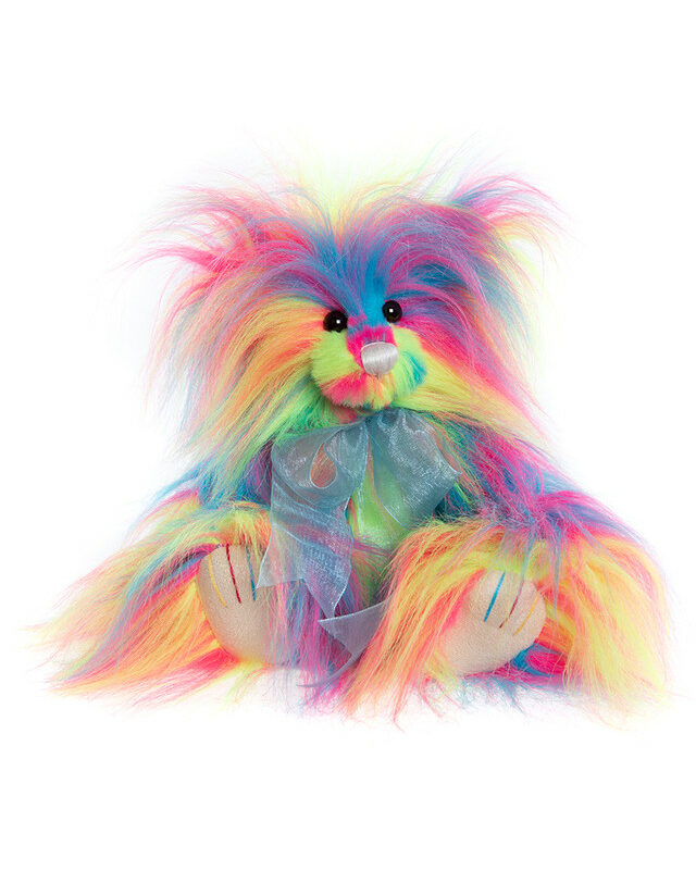 Ours en Peluche Razzle couleur arc en ciel - CHARLIE BEARS