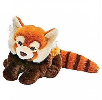 PELUCHE PANDA ROUX 30 CM ANIMA