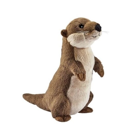 Peluche loutre 20 cm – Douce, réaliste et câline – Collection Anima