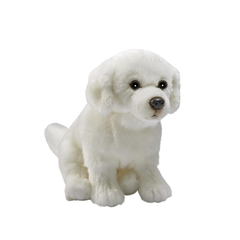Peluche chien montagne des Pyrénées 30 cm – Douceur, réalisme et tendresse – Anima