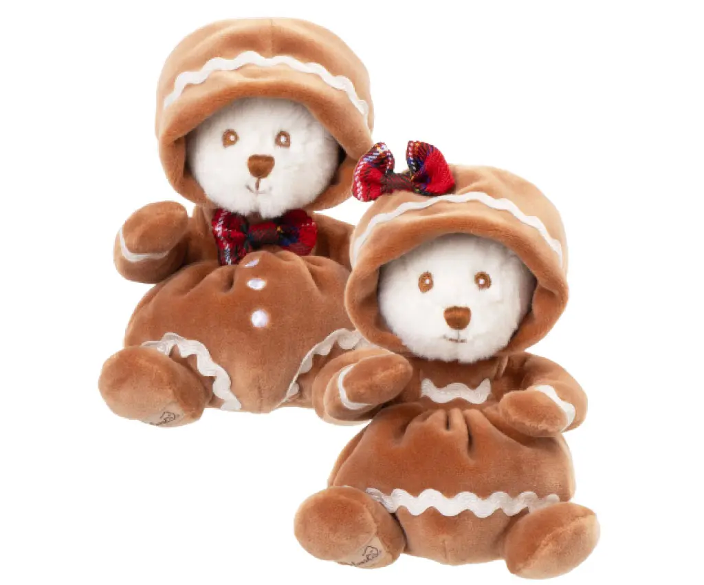ZIGGY OURSON A CAPUCHE  EN PELUCHE  BUKOWSKI GINGERBRED FILLE
