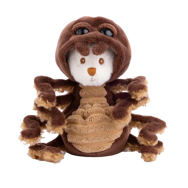ZIGGY OURSON A CAPUCHE  EN PELUCHE  BUKOWSKI SPIDER