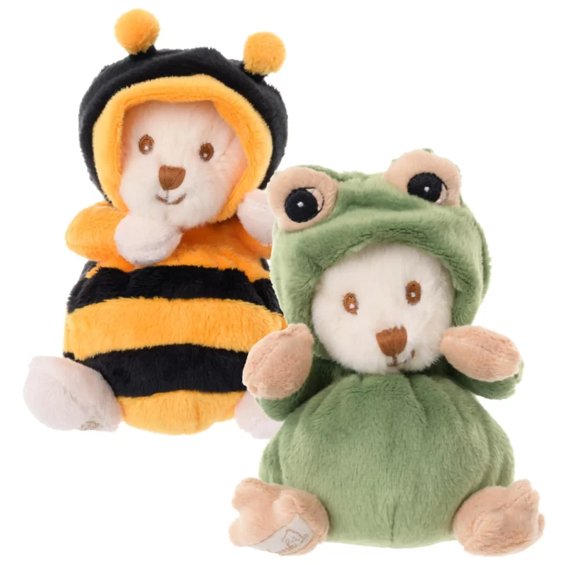 ZIGGY OURSON A CAPUCHE  EN PELUCHE  BUKOWSKI ABEILLE