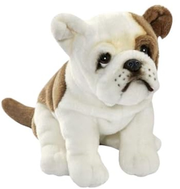 PELUCHE CHIEN BOULEDOGUE FRANCAIS 30 CMANIMA
