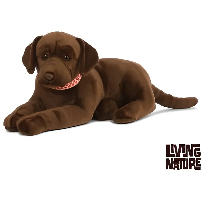 CHIEN LABRADOR PELUCHE LIVING NATURE 60 CM – Image 2